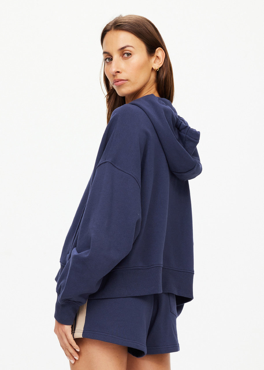 Cascade Jude Crop Hoodie - Navy