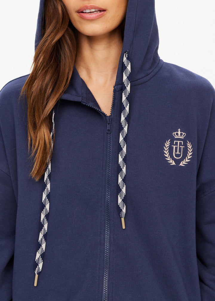 Cascade Jude Crop Hoodie - Navy