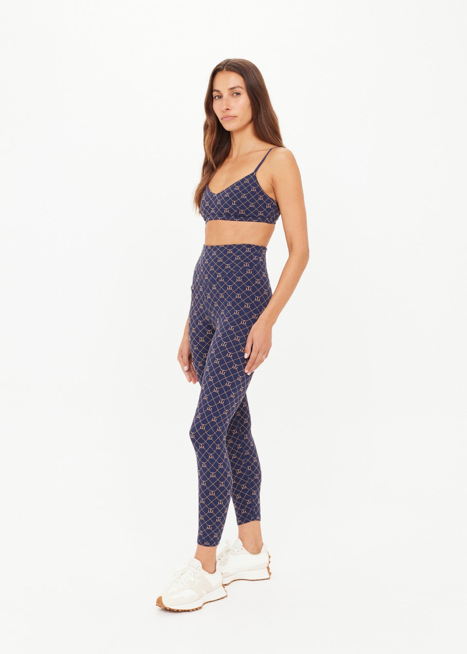 Ezra Ballet Bra - Navy Monogram