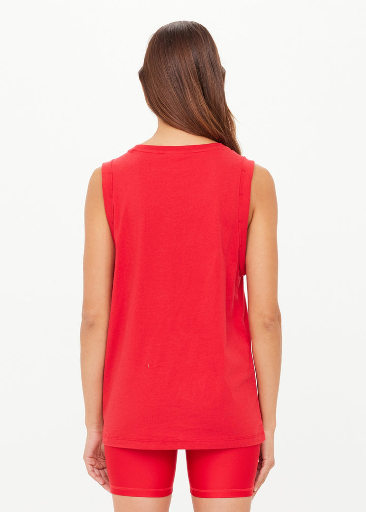 Jeet Tank Top - Cherry Red