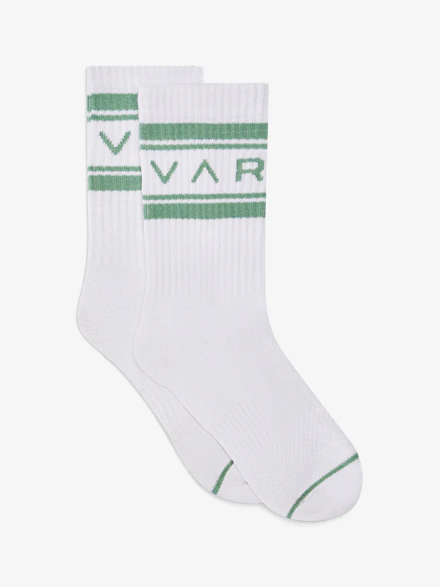 Astley Active Sock - White/Cool Sage