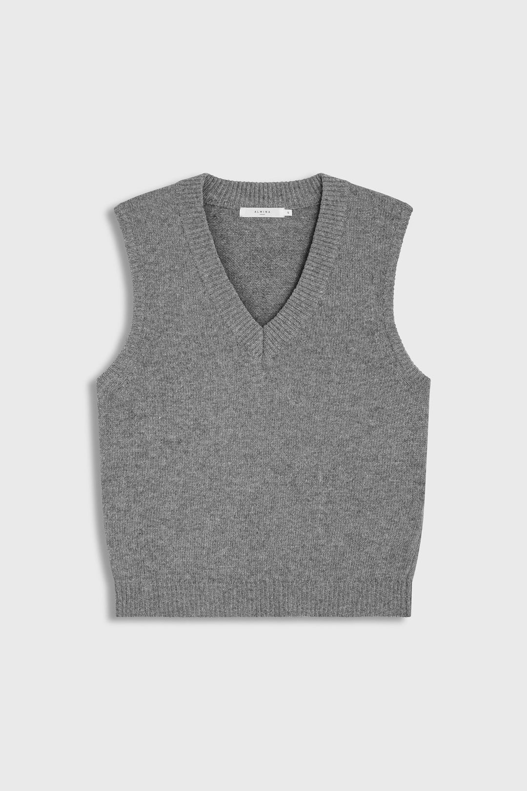 Wool Vest - Grey