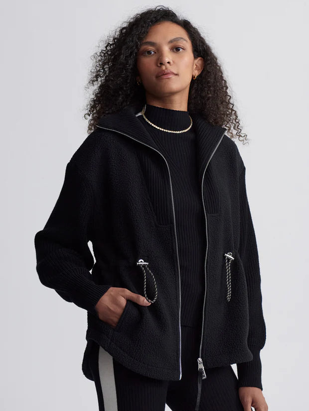 Renea Fleece Jacket - Black