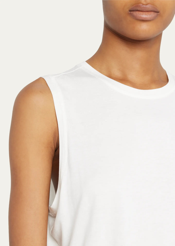 Sienna Jersey Tank - White