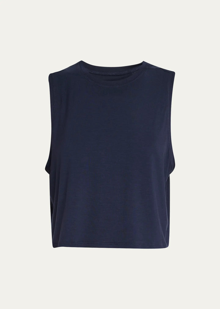 Sienna Jersey Tank - Indigo