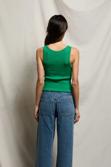 Blondie Tank - Grass Green