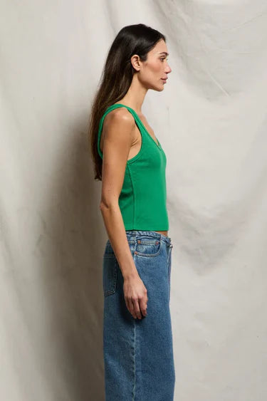 Blondie Tank - Grass Green