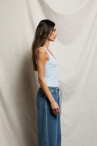 Blondie Tank - Powder Blue