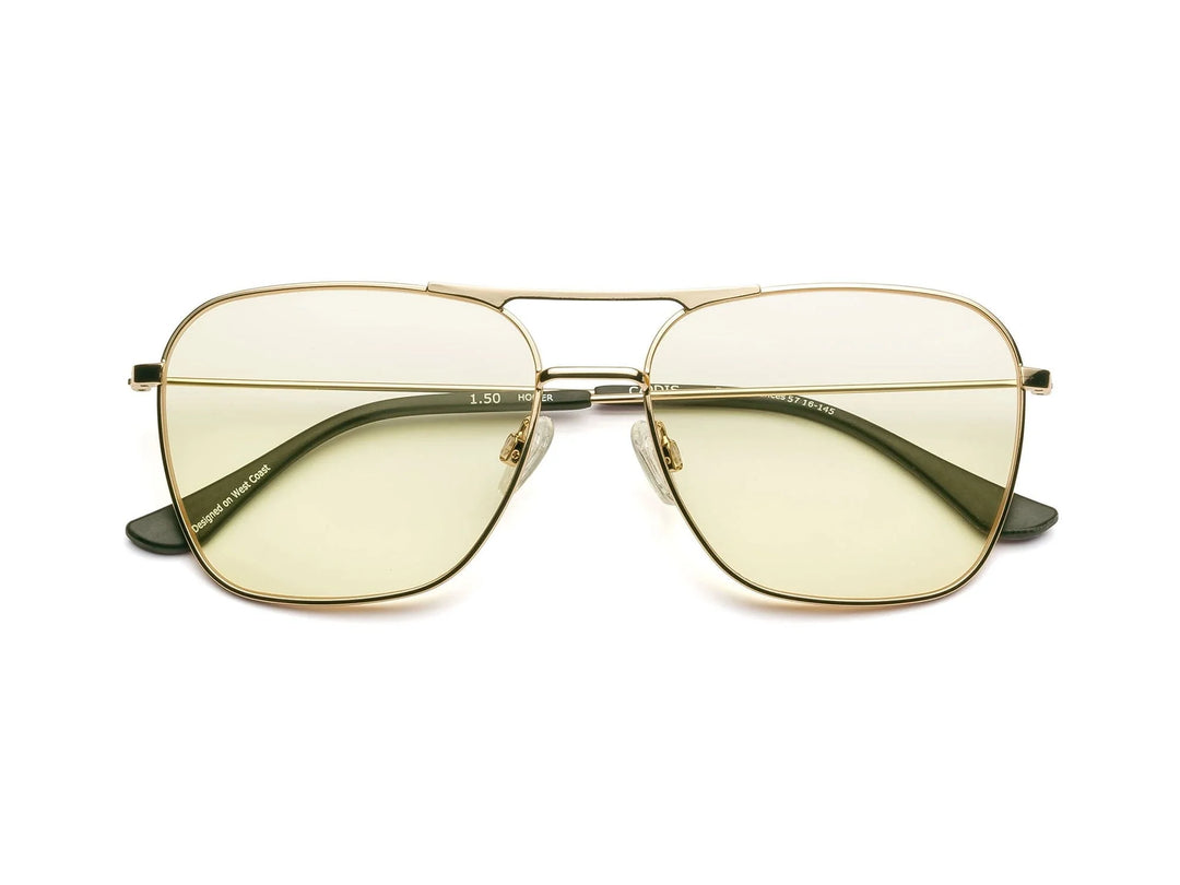 Hooper Reading Glasses - Polished Gold