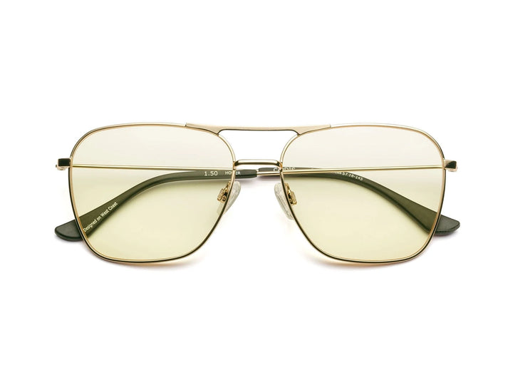 Hooper Reading Glasses - Polished Gold