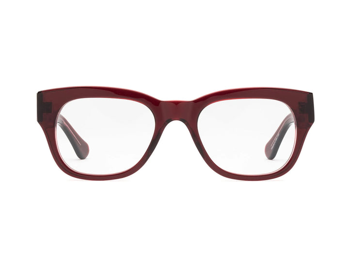 Miklos Reading Glasses - Polished Boxwine