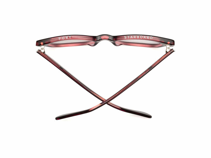 Miklos Reading Glasses - Polished Boxwine