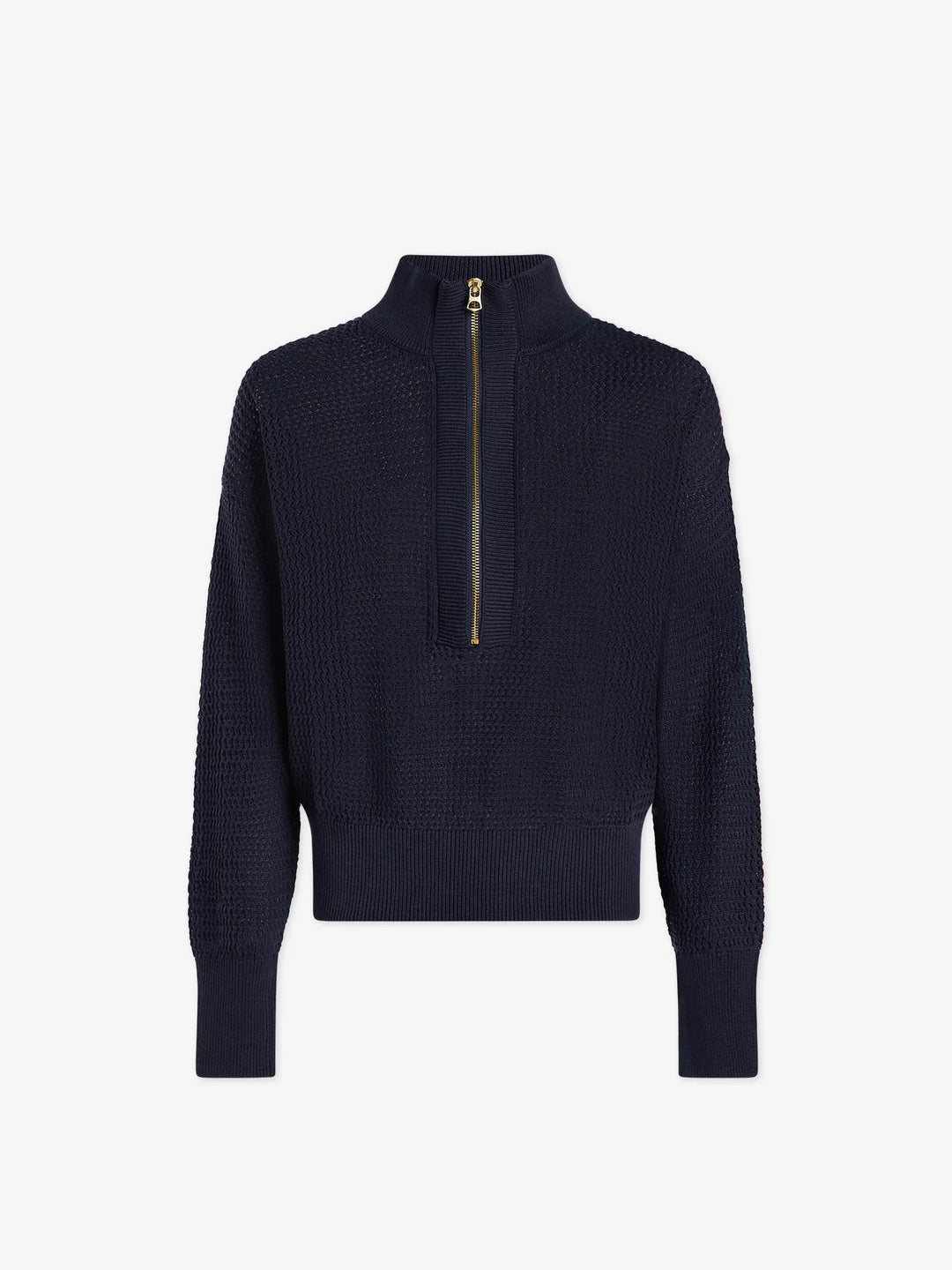 Aurora Half Zip Knit - Blue Nights