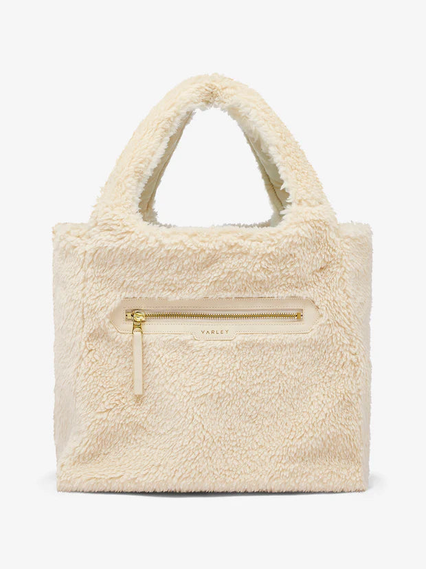 Vail Sherpa Crossbody Tote - Sandshell