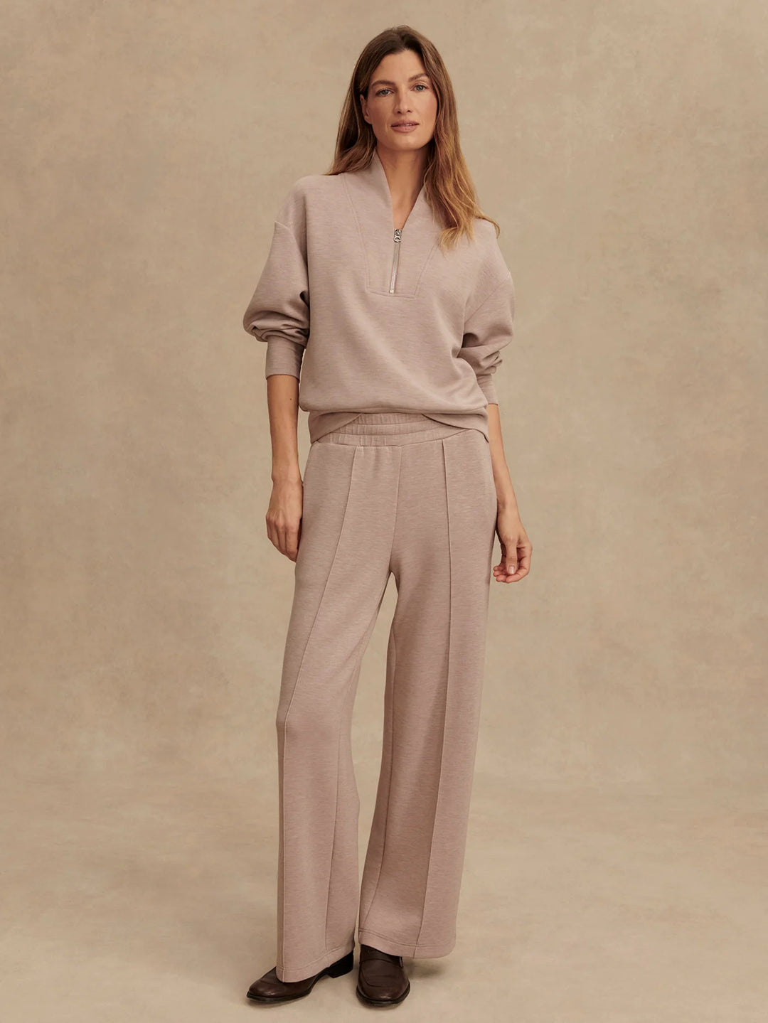 Davidson Sweat - Taupe Marl