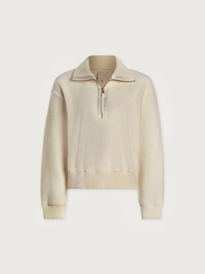 Roselle Half-Zip Fleece - Egret