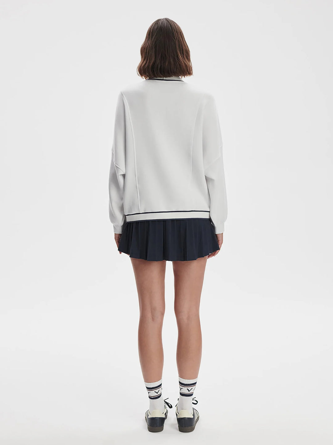 Decker Off Court Cardigan - White