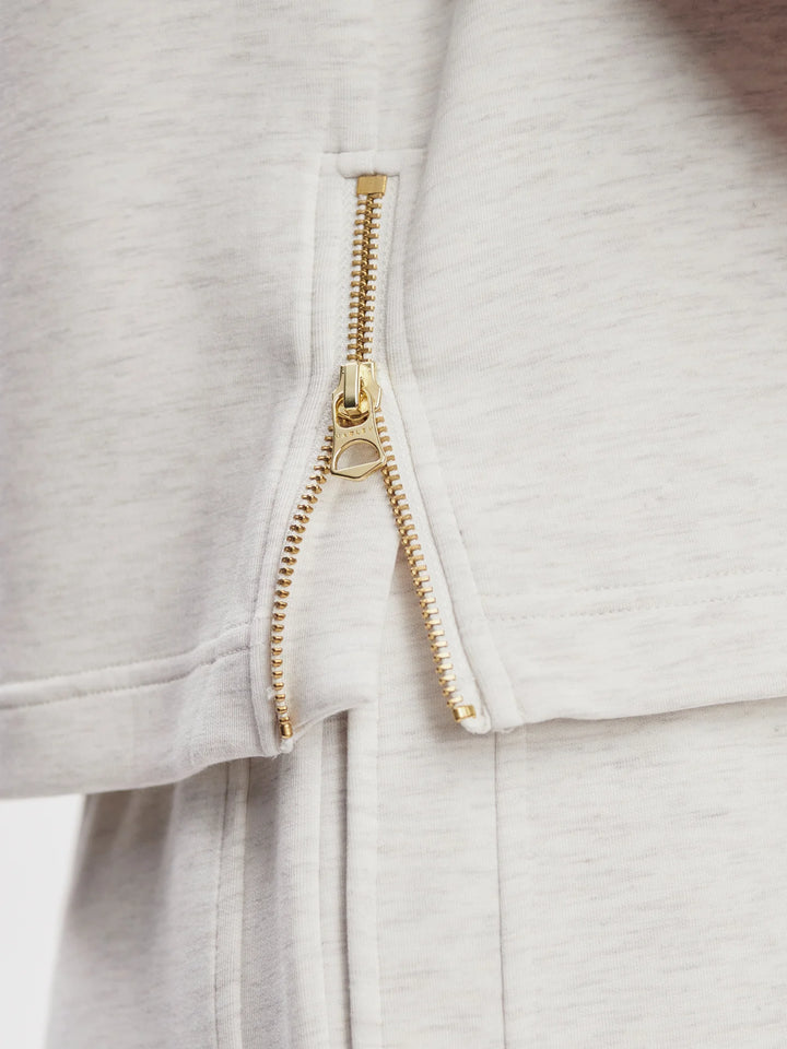 Shea Crop Tank - Ivory Marl