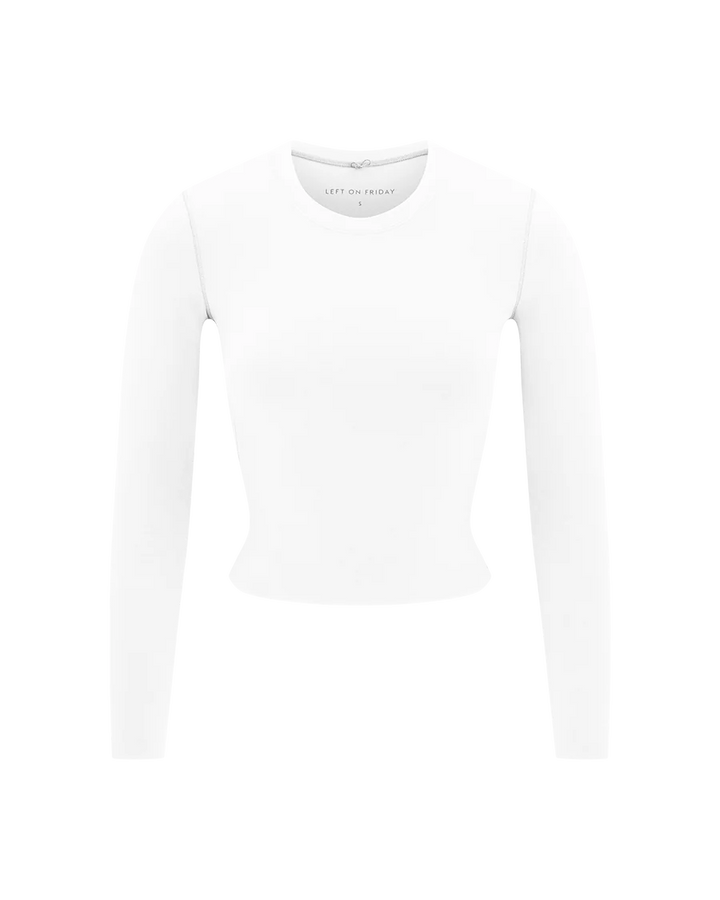 Super Moves LS Tee - Coconut (White)