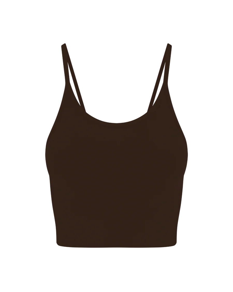 Barre Tank - Cold Brew (Brown)