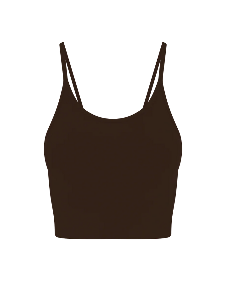 Barre Tank - Cold Brew (Brown)