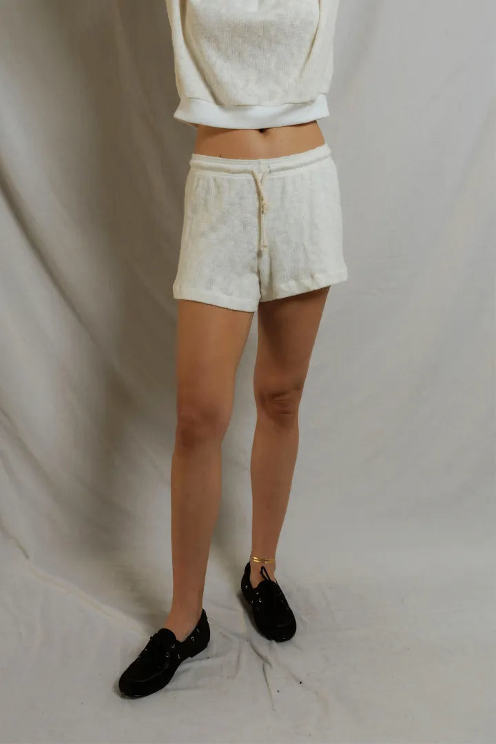 Malia Beach Mesh Short - Natural
