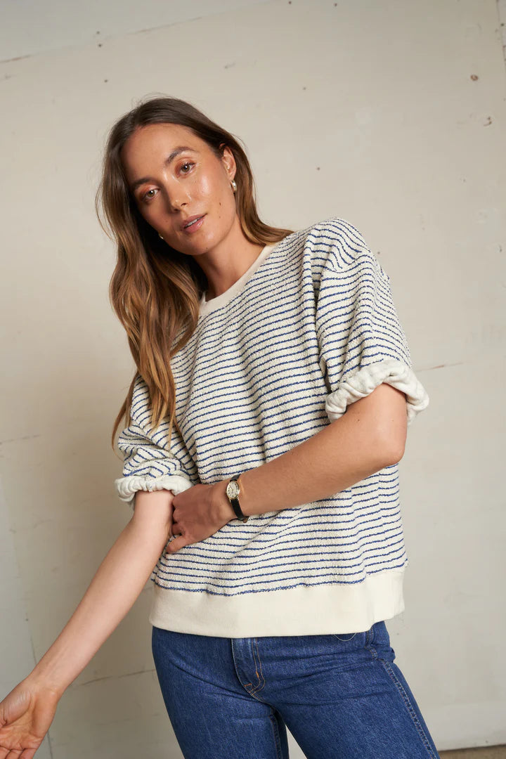 Rebecca Stripe - Navy Stripe
