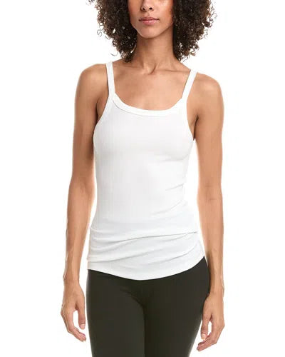 Charlie Rib Tank - White