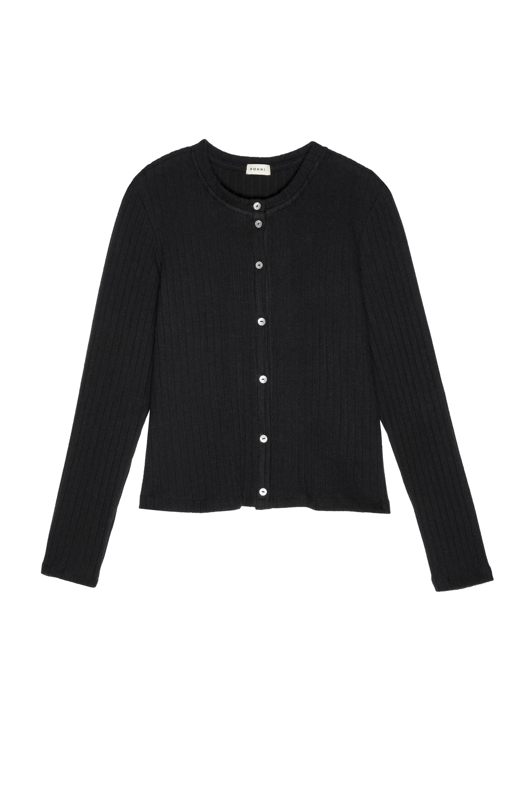 Sweater Rib Cardi - Jet